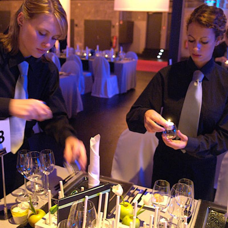 ....eine der finalen Aufgaben | Messerich Catering